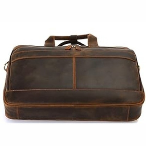 Vente en gros sac de bureau en cuir véritable pour hommes sac en cuir de haute qualité avec logo personnalisé OEM - Product Image 6