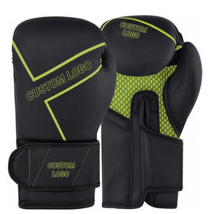 Guantes de Kick Boxing para hombre y mujer, de cuero PU para Karate al aire libre, Muay Thai Fight MMA Sanda Training, estilo liso de Pakistán - Product Image 2