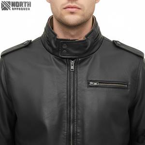 Mode cuir vestes nouveau 2025 en gros sur mesure propre Logo Pro qualité décontracté moto en veste Faux ou cuir d'origine - Product Image 2