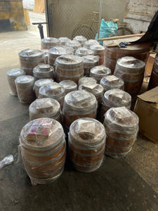 Barril de Whisky de Madera Totalmente Nuevo, Barril de Vino de Madera de Roble, Barril de Madera Vintage, Baños de Hielo, Tamaños 200L 300L 500L, Precio Económico - Product Image 3