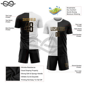 Chaleco de uniforme de fútbol multicolor de secado rápido, Camiseta deportiva en stock al por mayor, equipo de fútbol francés, camisetas de fútbol - Product Image 6