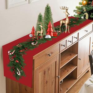 Natale Runner panno buon natale decorazione per la casa 2025 tovaglia natale ornamento natale natale natale nuovo anno - Product Image 4