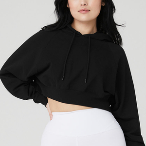 เสื้อมีฮู้ดพิมพ์ลายขนแกะสำหรับผู้หญิงโลโก้ตามสั่ง OEM - Product Image 5