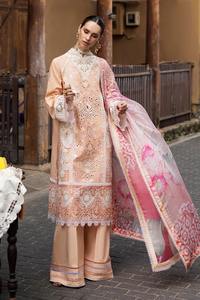 Robes indiennes pakistanaises pour femmes vêtements de fête concepteur pelouse Shalwar Kameez Duppata costumes d'été trois pièces costume de pelouse pour les filles - Product Image 5