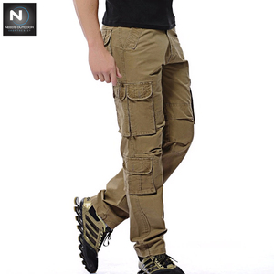 กางเกงคาร์โก้ทรงหลวมสำหรับผู้ชาย,กางเกงยุทธวิธีทหารมีหลายกระเป๋าสำหรับกลางแจ้งสินค้าใหม่ปี2022 - Product Image 3