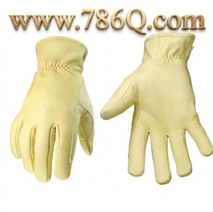 Guantes DE TRABAJO hechos de cuero de grano de cabra diseñados para protección, comodidad y destreza - Product Image 1