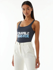 2024 superventas de talla grande estilo Hip Hop camisetas sin mangas para mujer-100% algodón transpirable ropa deportiva logotipo personalizado y colores al por mayor - Product Image 2