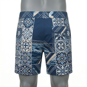 Shorts de bain d'été entièrement sublimés, thème UE, extensibles dans les 4 sens, en Spandex/Polyester, pour hommes et femmes, personnalisables, marque privée, OEM, ODM, vente en gros - Product Image 5