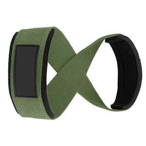 Muñequera de entrenamiento de levantamiento de pesas pesado Unisex, novedad de 2024, figura impresa con logotipo personalizado, ocho correas, servicio OEM - Product Image 2