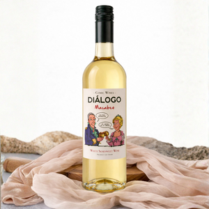 Dialogo - Vino Bianco Semidolce 100% Airen 11% ABV Vino Bianco Spagnolo 750ml - Product Image 2