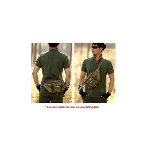 Sac de taille décontracté Kaki - Product Image 2