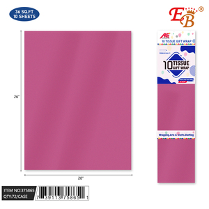 20 \ "x26 \" carta regalo in tessuto rosa 72 pz/CS per decorazioni per feste - Product Image 1