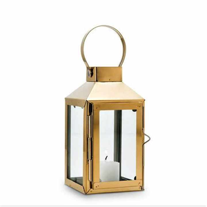 Lanterne à bougie en fer décorative de luxe, faite à la main, personnalisable, prix de gros, design classique, pour la décoration de Noël - Product Image 6