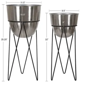 Elegante Florero de Hierro Hecho a Mano con Diseño Costero Moderno, Ecológico, Resistente a la Corrosión, Florero Decorativo de Lujo Zahid - Product Image 5