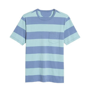 Soft Breathable 100% Cotton Men's <b>T</b>-<b>shirt</b> Designed for Comfortable Summer Use Durable <b>Stitching</b> Long-lasting Anti-wrinkle - Product Image 5