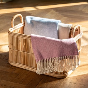 Panier de rangement circulaire en rotin - Design moderne et écologique multi-usages - Product Image 4