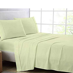 Ensemble housse de couette King Size de luxe Simple couette couette motif imprimé fil naturel lavé coton draps taies d'oreiller maison hôtel - Product Image 3