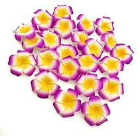 Busa palsu besar buatan Frangipani Champa pantai Hawaii bunga mengambang air pohon kuil bunga Plumeria untuk acara Dekorasi Rumah