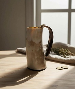 Tazas de cuerno de Búfalo, fábrica de Vietnam, productos artesanales, taza para beber de cuerno de f s i - Product Image 1