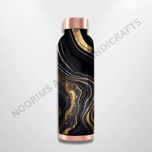 ขวดน้ำโลหะทองแดงบริสุทธิ์950มล. นำกลับมาใช้ใหม่ได้ฝาปิดกันรั่วออกแบบโลโก้ได้ตามต้องการพิมพ์เคลือบทันสมัยเป็นมิตรกับสิ่งแวดล้อม - Product Image 1