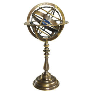 Esférico de globo hueco para escritorio, armillario náutico de latón, proveedores de esféricos de armillario de la India - Product Image 3