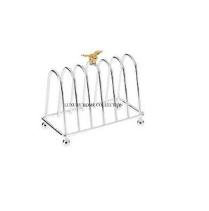 Estantes de metal de lujo hechos a mano únicos con detalles elegantes y calidad duradera para hoteles, cafeterías y restaurantes elegantes - Product Image 4