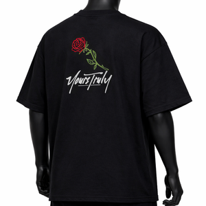 OEM Custom Washed Black Oversized T <b>Shirt</b> for Men Soft Cotton Streetwear <b>Flame</b> Design Wholesale Summer Top - Product Image 5