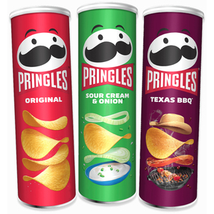 Auténticas Papas Fritas Pringles Originales 165g, Icónicas Papas Fritas Apilables en Lata Reutilizable, Suministro al por Mayor, Exportación Global - Product Image 3