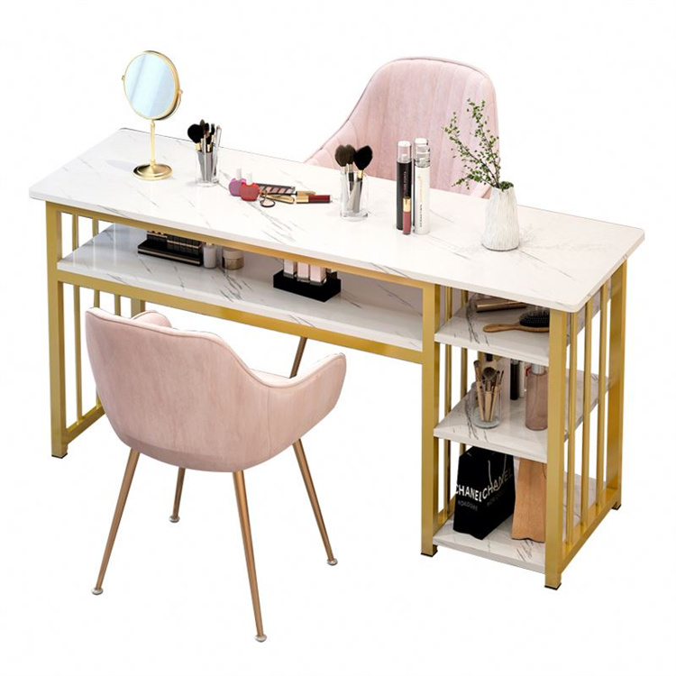 Yq Voor Altijd Draagbare Rustieke Professionele Led Mabrle Roze Polish Set Salon Meubels Goedkope Metalen Nagel Tafel