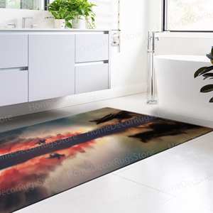 Alfombra Moderna Estampada - Alfombra Delgada No Tejida con Diseño de la Serie de Televisión Juego de Tronos, Ideal para el Pasillo - Product Image 2