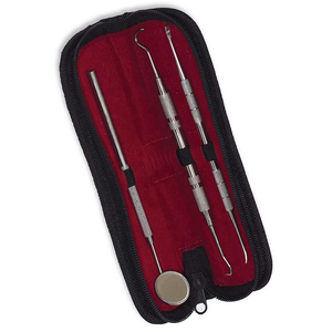 Kit d'examen dentaire 3 pièces en acier inoxydable de classe II, poignée manuelle, certifié CE, personnalisable, prix usine - Product Image 3