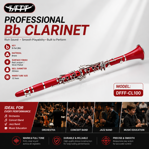 <span class=keywords><strong>Clarinetto</strong></span> Professionale in Sib a 17 Tasti con Corpo in Bakelite e ABS, Kit di Pulizia Personalizzabile per Studenti e Principianti (TFCL-711) - Product Image 3