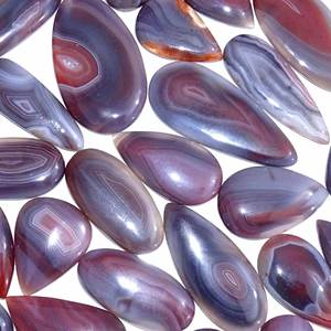 Vente en gros de cabochon en agate du Botswana de haute qualité pierre précieuse de quartz naturel ++ en vrac de haute qualité pour la fabrication de bijoux fournitures de guérison - Product Image 6