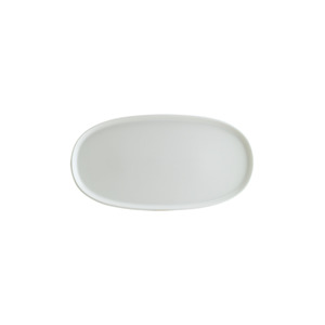 Grande assiette de service ovale Bonna Hygge de 30 cm, style nordique, <span class=keywords><strong>plat</strong></span> de présentation en porcelaine - Product Image 1