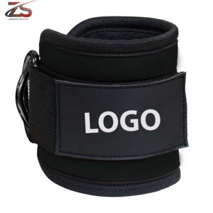 Sangle de cheville de haute qualité en cuir de gymnastique professionnelle Fitness haltérophilie sangle de cheville en cuir 100% matériau d'origine au Pakistan - Product Image 2