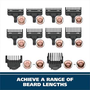 Rasoirs électriques pour hommes en acier inoxydable, rechargeables, tondeuses à barbe tout-en-un, alimentation par batterie USB, tondeuses pour nez et oreilles Plus - Product Image 4