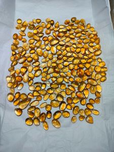 Cabujón de Cuarzo Citrino Natural, Forma Mixta, Piedra Preciosa para Joyería, Citrino Amarillo, Tamaño Cuarzo, Piedras Preciosas Sueltas de la India - Product Image 3