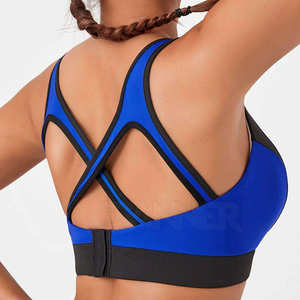 Soutien-gorge de sport pour femme rembourré amovible, conçu pour un maintien réglable pendant l'entraînement, la salle de sport et les activités sportives - Product Image 6
