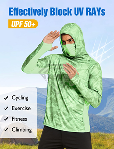 2025 maillot de pêche UPF 50 sur mesure maillot à capuche à manches longues imperméable veste de pêche à séchage rapide avec OEM en gros - Product Image 3