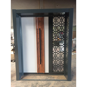 Puertas de acero modernas de alta calidad Villa de lujo y apartamento Entrada frontal Apariencia de piedra Marca de puerta moderna - Product Image 1