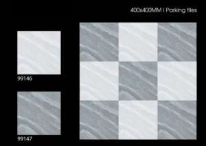 Carreaux de sol les plus vendus 400x400 mm (40x40 cm, 16x16 pouces) pour intérieur et extérieur, émaillés, pour parkings, qualité export - Product Image 3