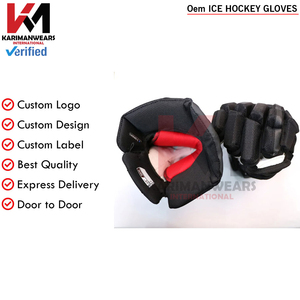 Gants de hockey sur glace personnalisés OEM, vente en gros, livraison rapide, faible MOQ, vente en gros directe d'usine, gants de hockey sur glace OEM ODM, logo personnalisé - Product Image 2