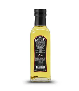 100ml Black Truffle Flavored Olive Oil With Black Summer Truffle Piece Tuber Aestivum Vitt