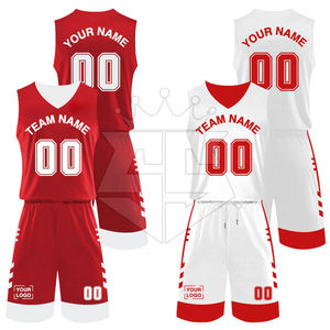 Personalizado barato Reversible Baloncesto Uniforme Haga su propio diseño Reversible Baloncesto Jersey Uniformes - Product Image 1