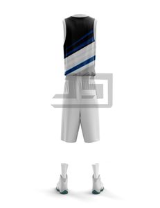 Ensemble de maillot et short de basketball personnalisé imprimé, respirant et anti-humidité en polyester pour l'entraînement et les matchs des équipes - Product Image 2