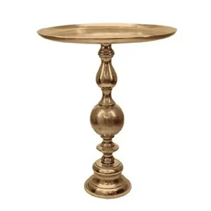 Casting Style High Quality Center Table in Round Shape <b>for</b> Home Livingroom Cafe Decorative Use Furniture Metal Center Table Gold - Product Image 1