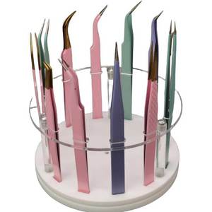 Support de Rangement pour Pinces en Plastique Transparent et Acrylique avec Design Durable Accès Facile et Affichage Soigné pour Salons et Studios - Product Image 6