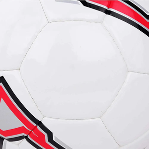 Nouveau design de ballon de football en PU, panneaux sérigraphiés blancs, cousu à la machine, ballon de compétition, logo et taille personnalisés, fabriqué au Pakistan - Product Image 6