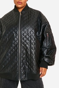 OEM/ODM Pure Leather Varsity Jacket for women's custom embroidered patches winter casual wear oversized ladies varsity jacket - Product Image 4