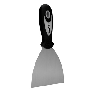 Spatola in Acciaio Inossidabile 80 mm. Mango di Gomma - Product Image 1